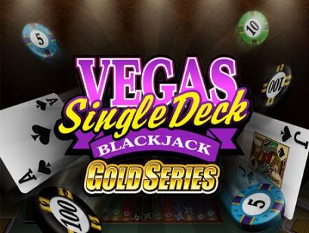 Vegas Single Deck Blackjack Gold